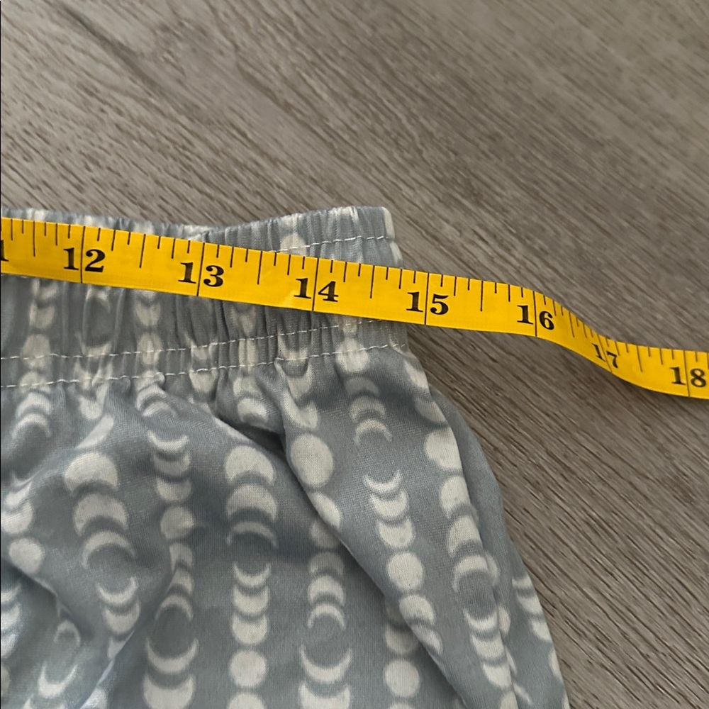 Super soft Hello Mello Light Blue Crescent Print Lounge Pants size Large - Picture 5 of 8